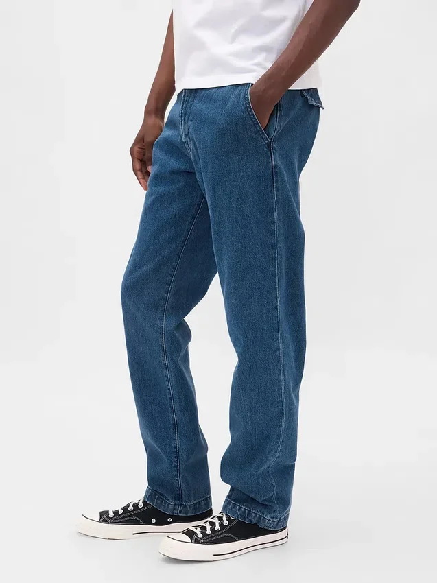 Jeans droit décontracté