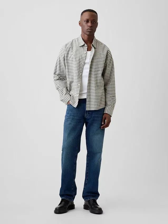Jeans droit décontracté