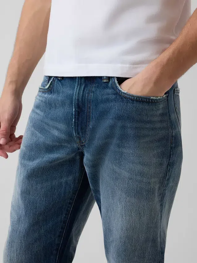 Jeans droit décontracté