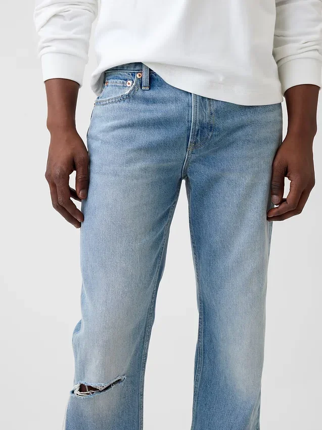 Jeans droit décontracté