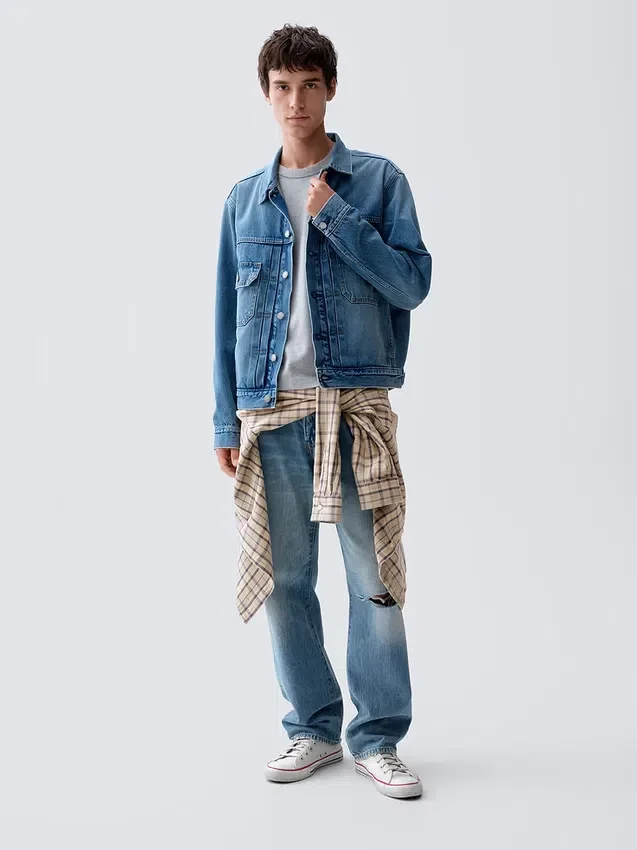 Jeans droit décontracté