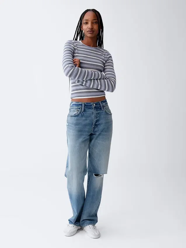Jeans droit décontracté