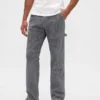 Jeans droit décontracté de style « carpenter »