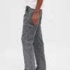 Jeans droit décontracté de style « carpenter »
