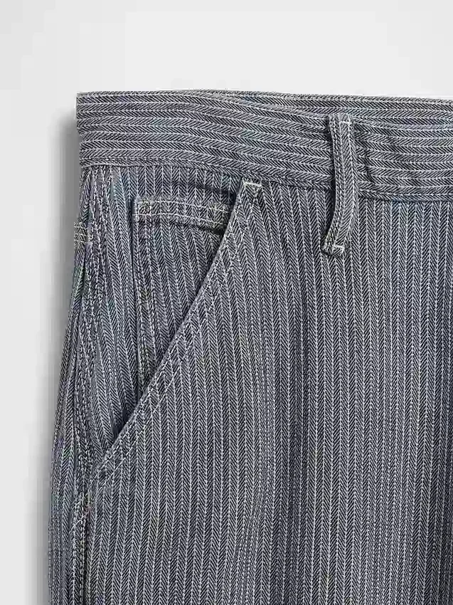Jeans droit décontracté de style « carpenter »