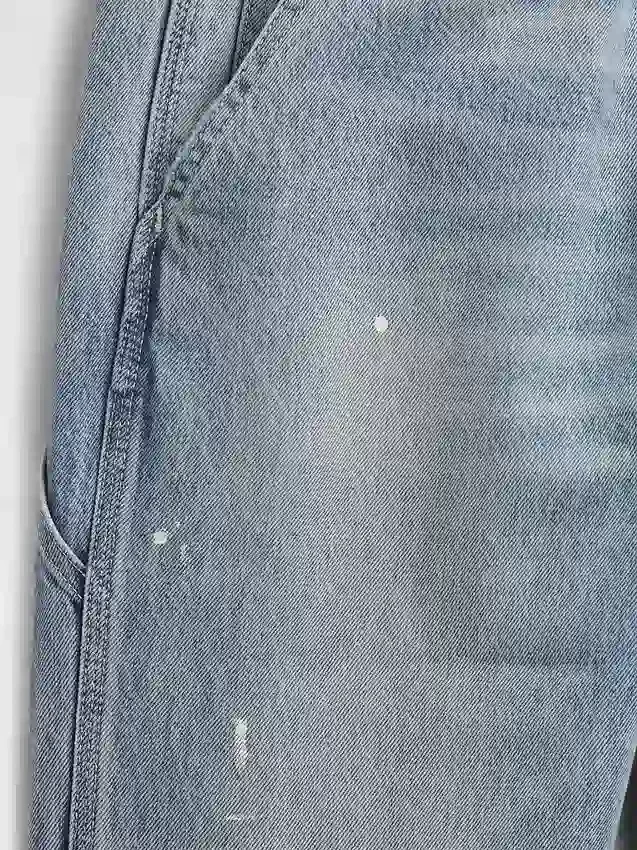 Jeans droit décontracté de style « carpenter »