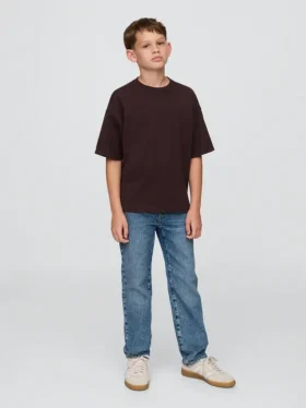 Jeans droit décontracté pour enfant