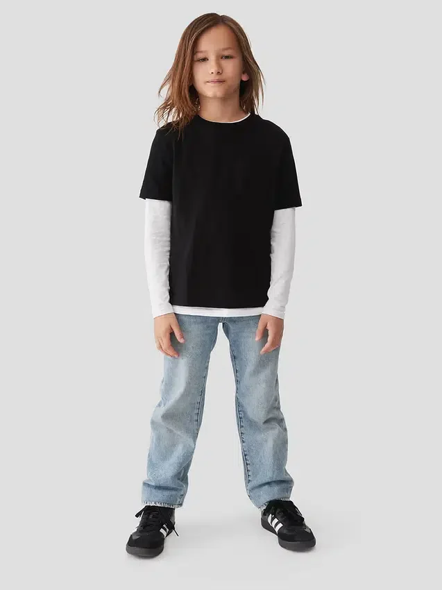 Jeans droit décontracté pour enfant