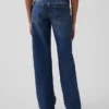 Jeans droit décontracté taille basse pour enfant