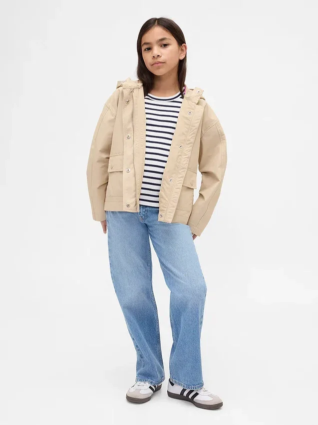 Jeans droit taille basse pour enfants