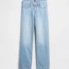 Jeans droit taille basse pour enfants