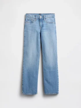 Jeans droit taille basse pour enfants