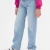 Jeans droit taille basse pour enfants