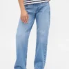 Jeans droit taille basse pour enfants