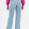 Jeans droit taille basse pour enfants