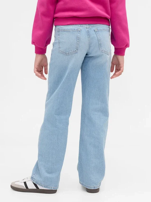 Jeans droit taille basse pour enfants