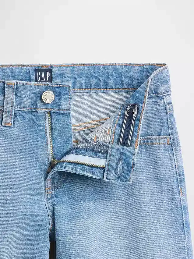 Jeans droit taille basse pour enfants