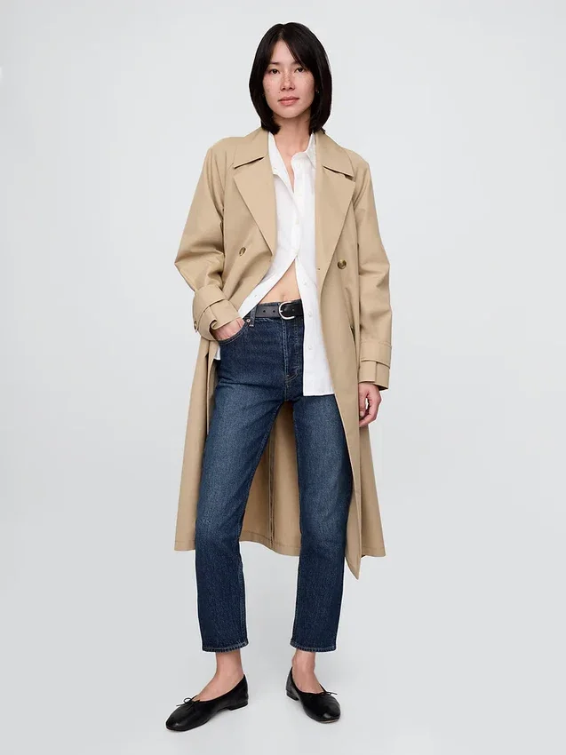 Jeans droit taille haute « cheeky »