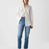 Jeans droit taille haute « cheeky »