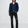Jeans droit taille haute « cheeky »