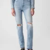 Jeans droit taille haute « cheeky »