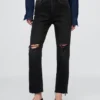 Jeans droit taille haute « cheeky »