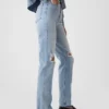 Jeans droit taille haute « cheeky »