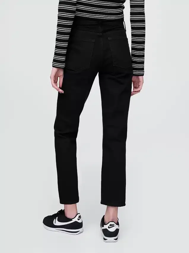 Jeans droit taille haute « cheeky »