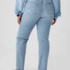 Jeans droit taille haute « cheeky »