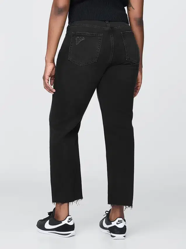 Jeans droit taille haute « cheeky »