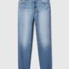 Jeans droit taille haute « cheeky »