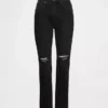 Jeans droit taille haute « cheeky »