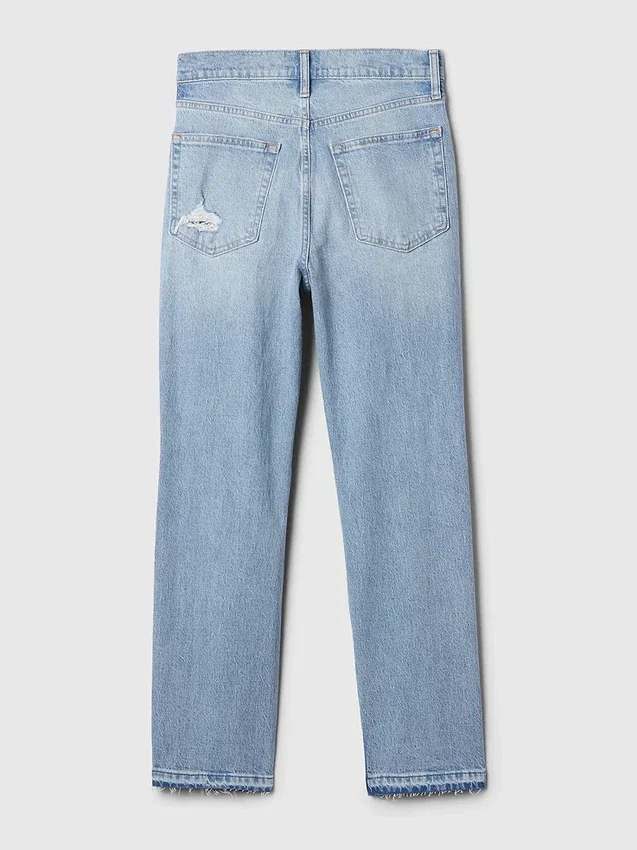 Jeans droit taille haute « cheeky »