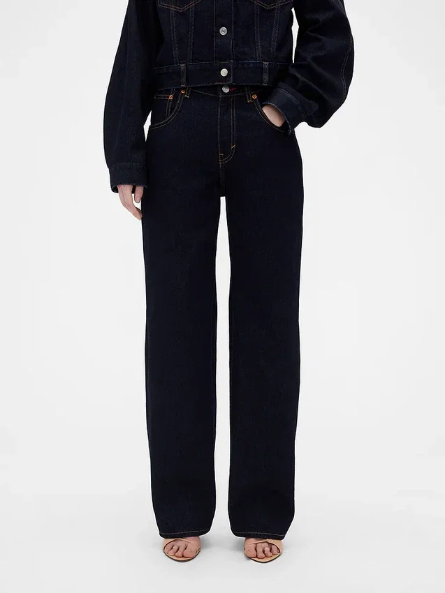 Jeans droit taille haute GAP × Victoria Beckham