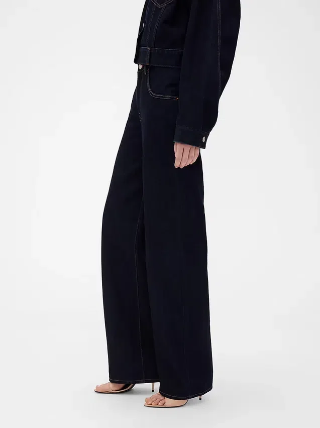 Jeans droit taille haute GAP × Victoria Beckham