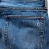 Jeans droits décontractés bleus