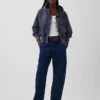 Jeans Easy Barrel à taille haute