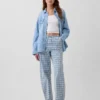Jeans Easy Barrel à taille haute