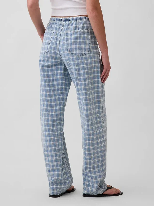 Jeans Easy Barrel à taille haute