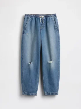 Jeans « Easy Barrel » taille haute pour enfant