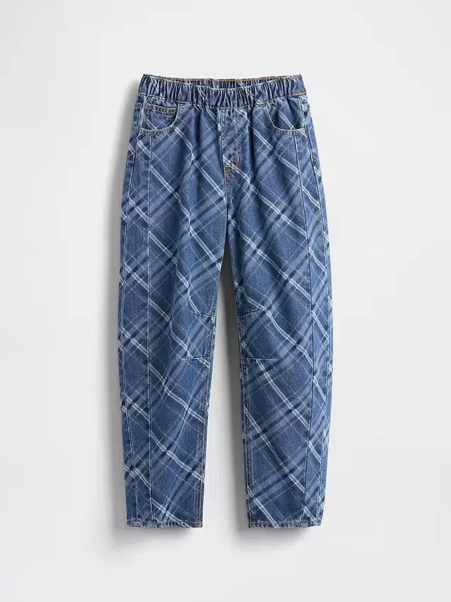 Jeans « Easy Barrel » taille haute pour enfant