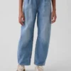 Jeans « Easy Barrel » taille haute pour enfant