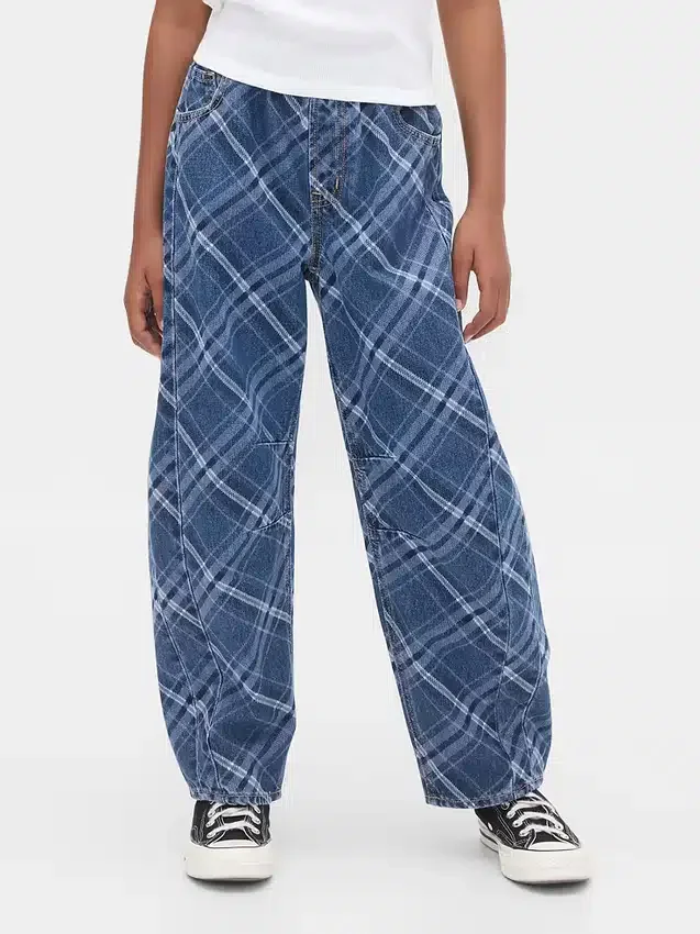 Jeans « Easy Barrel » taille haute pour enfant