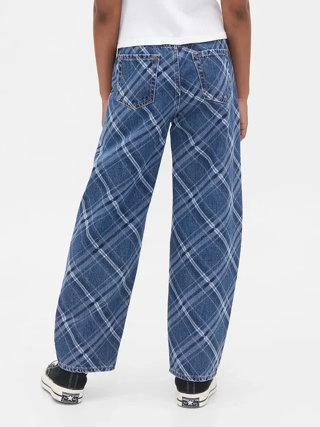 Jeans « Easy Barrel » taille haute pour enfant