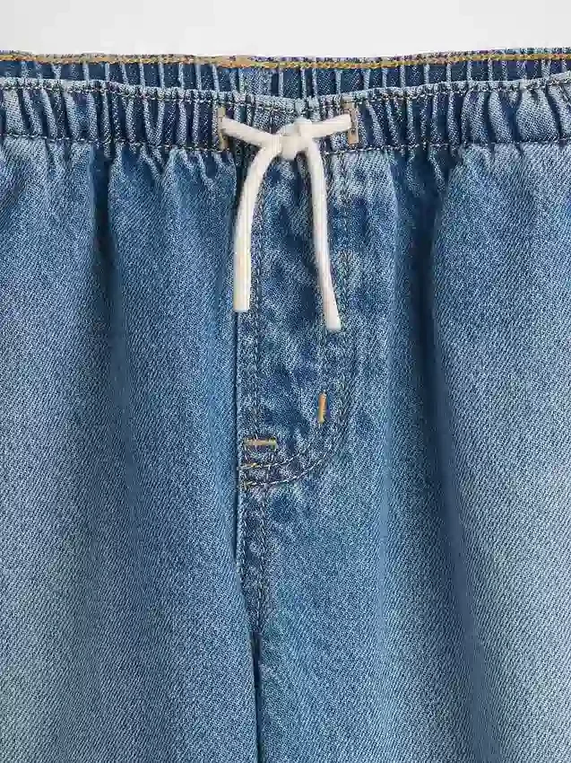 Jeans « Easy Barrel » taille haute pour enfant