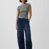 Jeans « Easy Horseshoe » à taille mi-haute