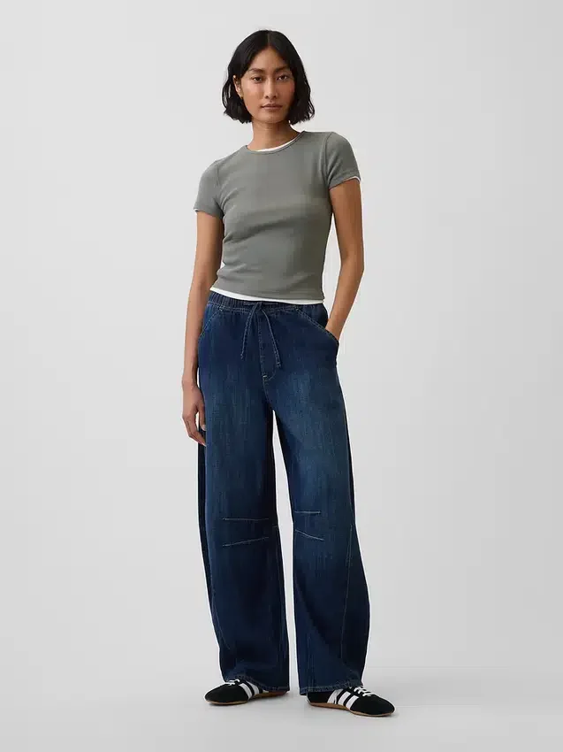 Jeans « Easy Horseshoe » à taille mi-haute