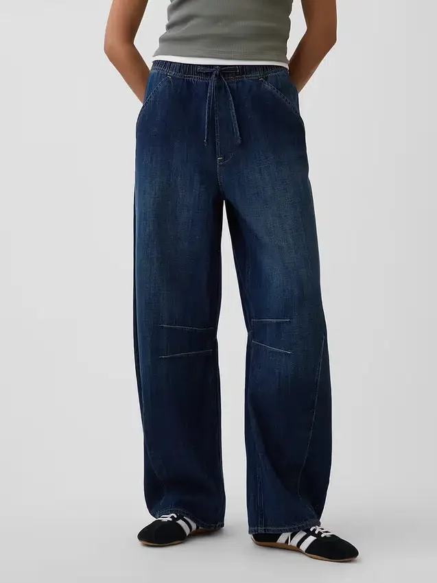 Jeans « Easy Horseshoe » à taille mi-haute