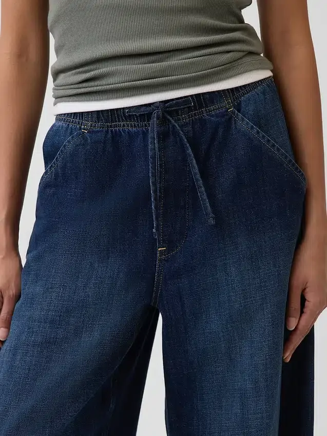 Jeans « Easy Horseshoe » à taille mi-haute