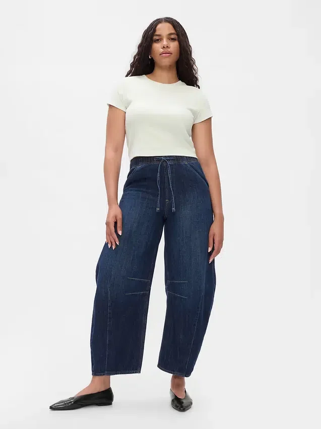 Jeans « Easy Horseshoe » à taille mi-haute